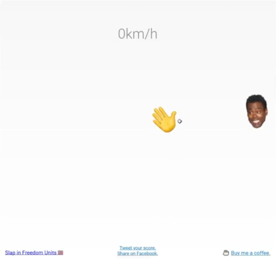 Pantalla de Slap Chris, juego en línea