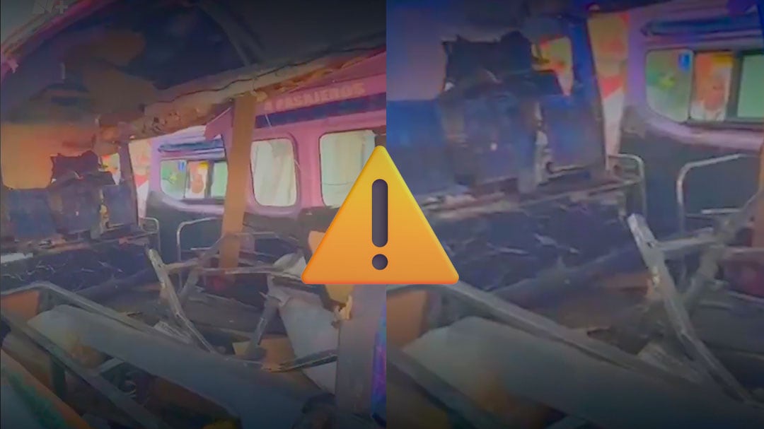 Explota tanque de gas de una combi en Iztapalapa; no llevaba pasajeros