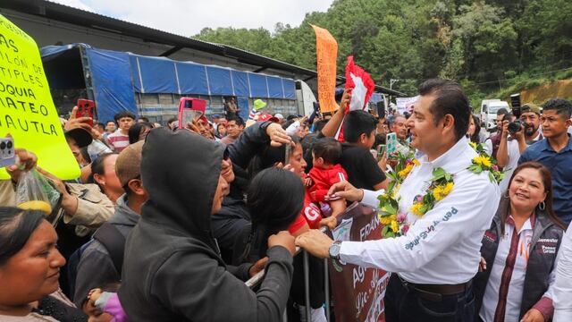 Alejandro Armenta invierte en obra comunitaria para la Sierra Nororiental