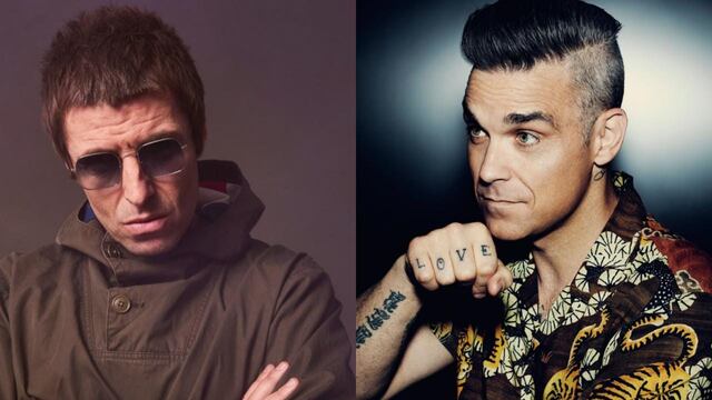Liam Gallagher y Robbie Williams; así ha sido su pelea a lo largo de las décadas