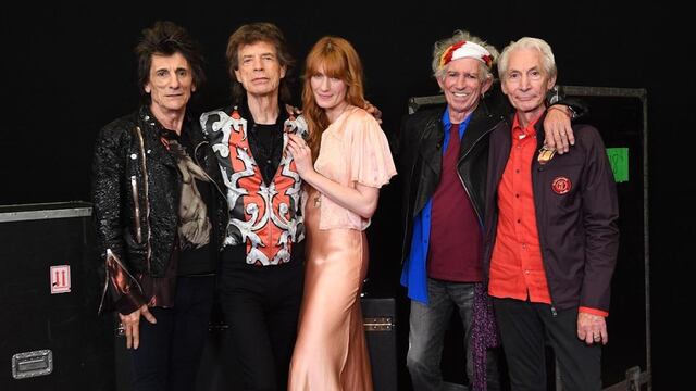 The Rolling Stones y la cantante Florence Welch.