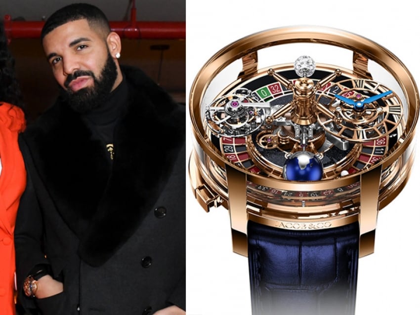 Drake y su costoso reloj Jacob & Co.