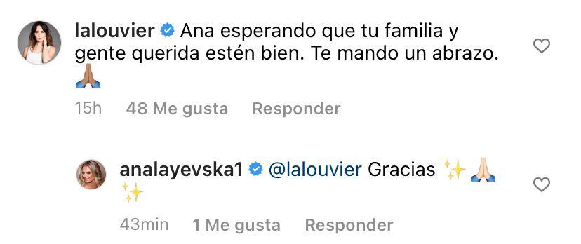 Adriana Louvier, comentario