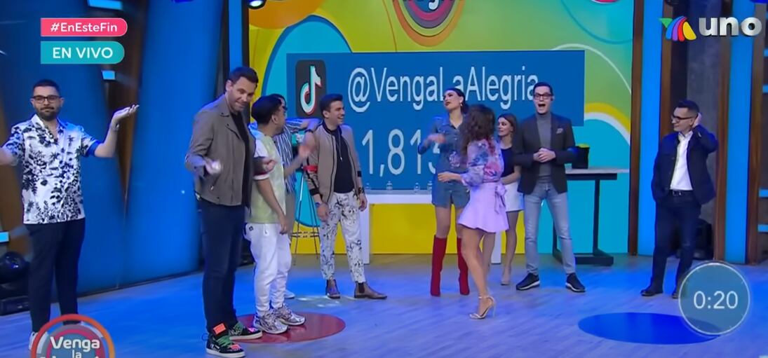Laura G al decir que es "la patrona" en Venga La Alegría.