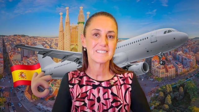 Sheinbaum viaja a Barcelona en vuelo comercial
