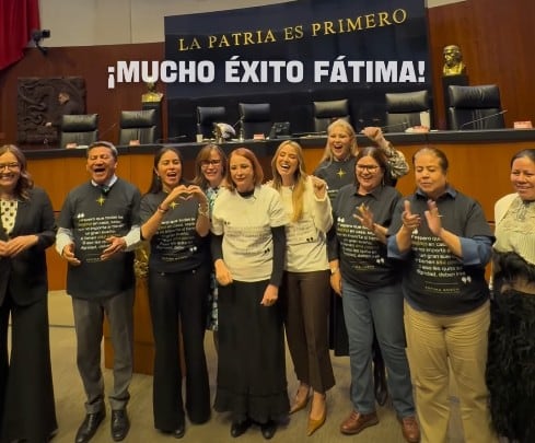 El Senado envió un mensaje a Fátima Bosch antes de Miss Universo 2025