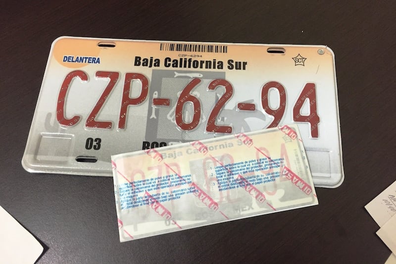 Diseños de placas en México