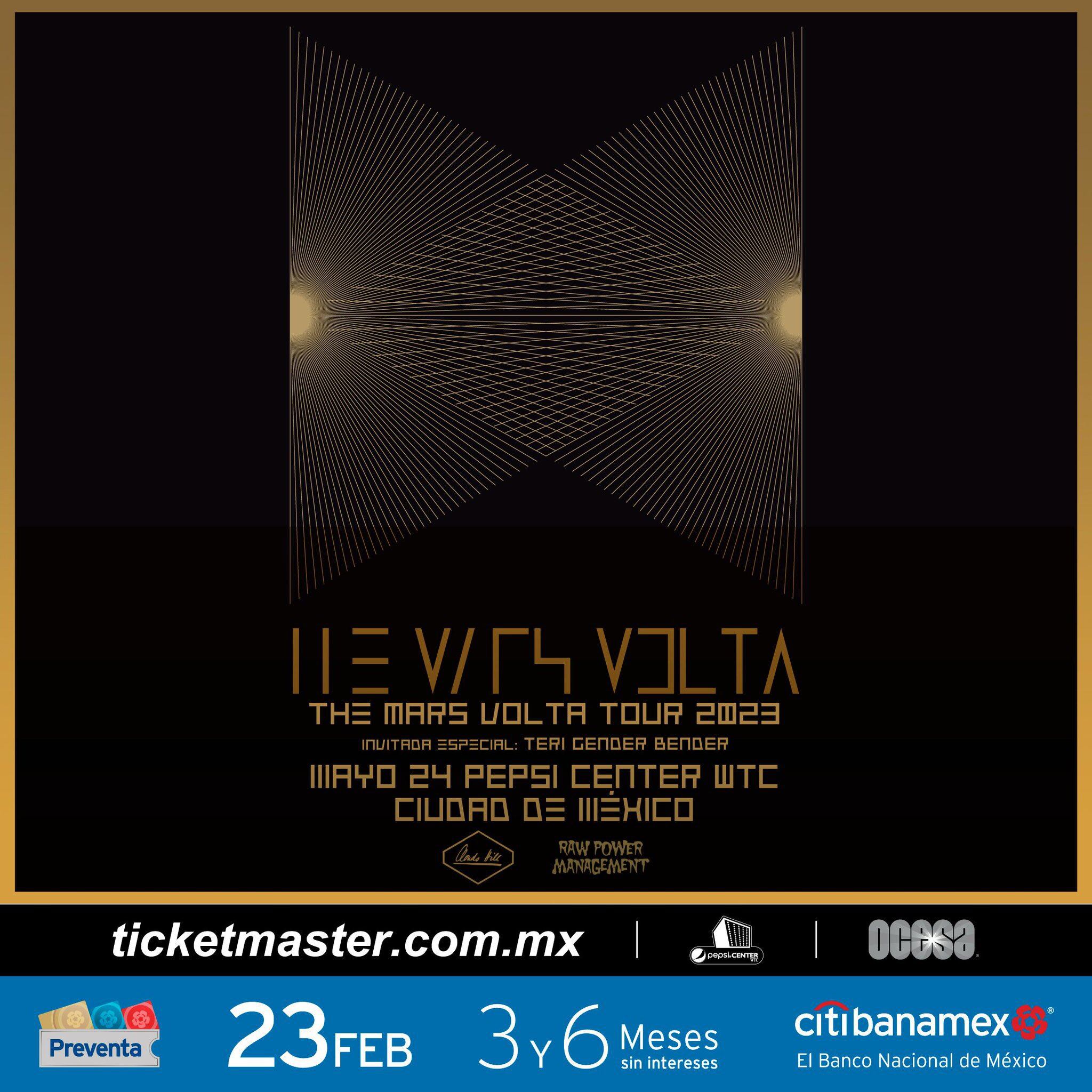 The Mars Volta en México: Precio para boletos de su concierto en Pepsi Center