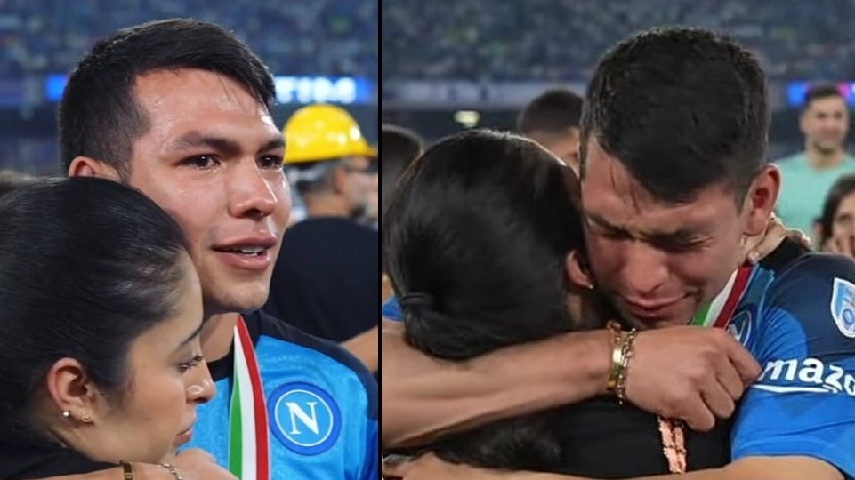 Chucky Lozano llorando
