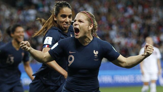Le Sommer marcó el gol del triunfo para Francia