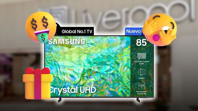 Pantalla Samsung de 85” de rebaja en Liverpool