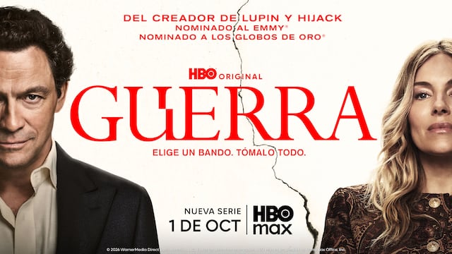 ‘WAR’: HBO estrena nueva serie legal protagonizada por Dominic West y Sienna Miller