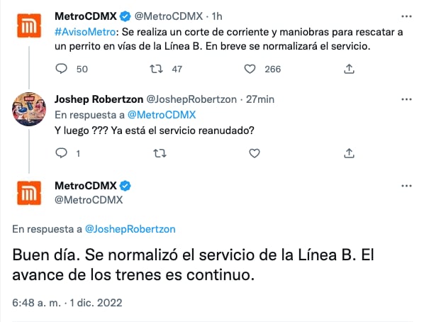 Se normaliza el servicio de la línea B tras el rescate del perrito que cayó en las vías