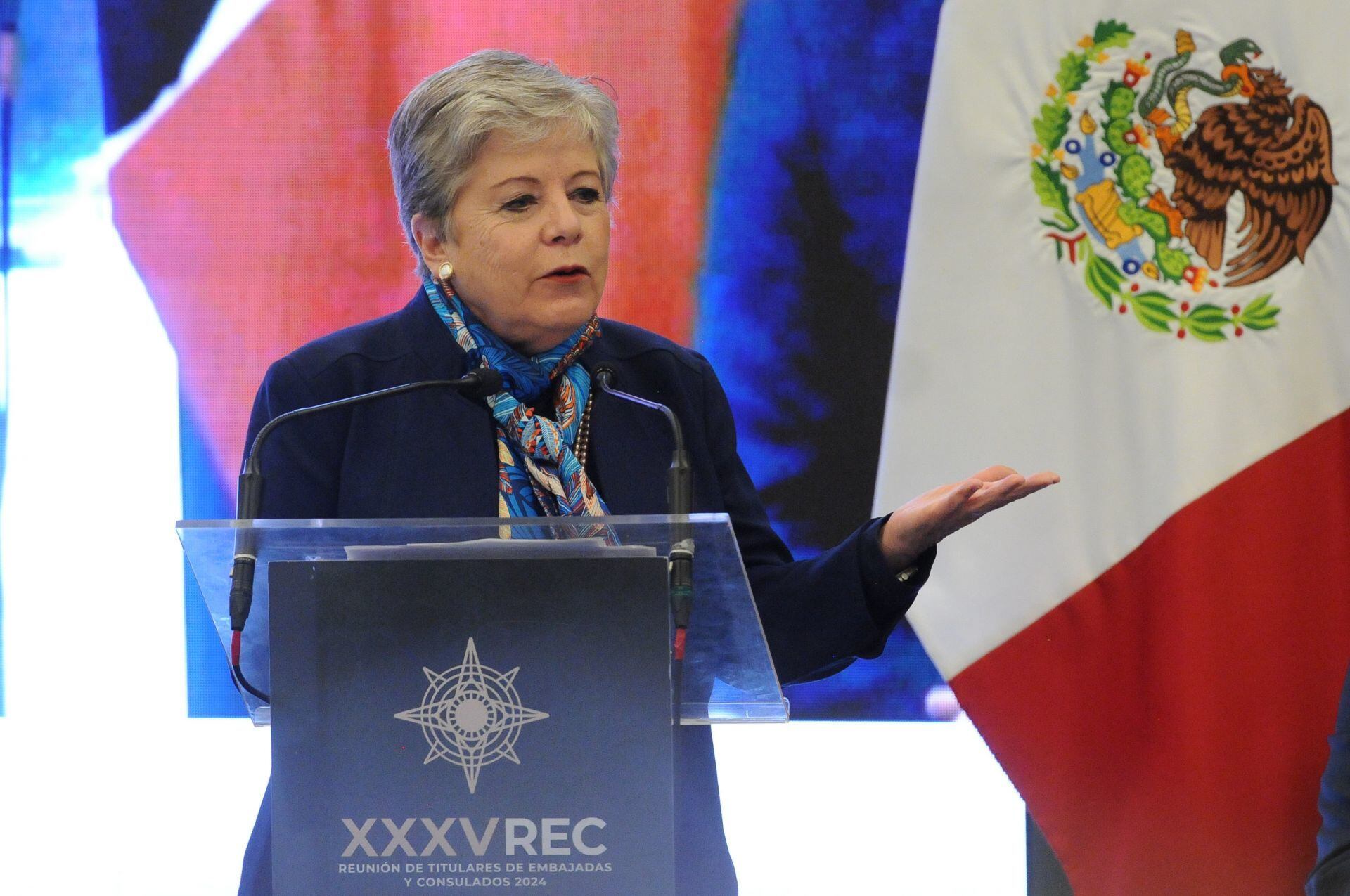 Alicia Bárcena, canciller mexicana