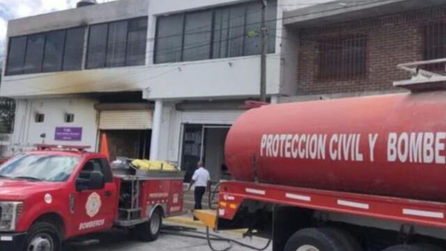 Incendio en el IEC de Monclova