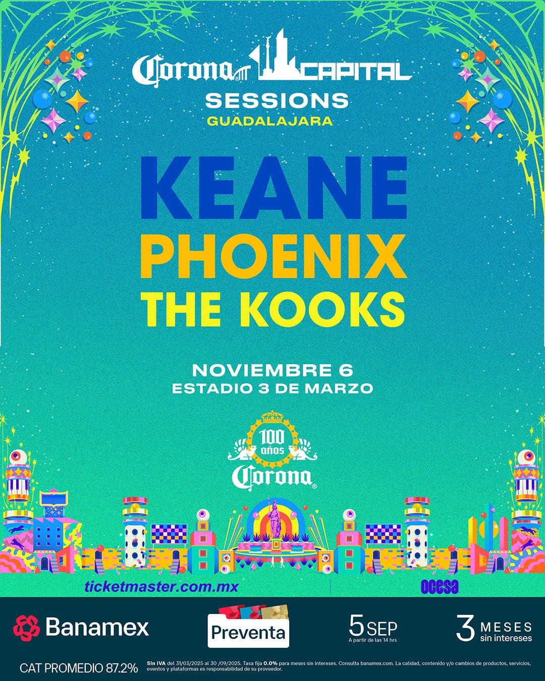 Corona Capital Sessions: Precio de boletos, fecha de preventa, ciudades en México, cárteles completos y más