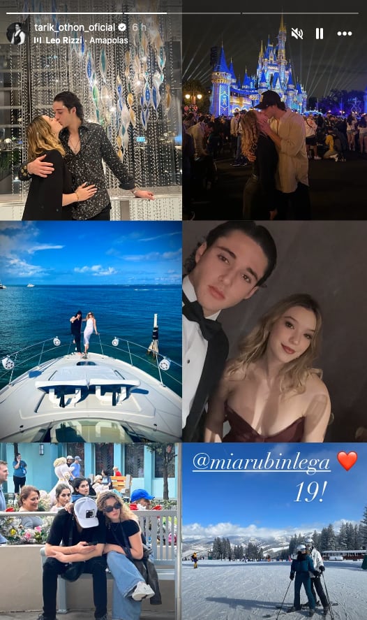 Mía Rubín Legarreta celebra su cumple 19 y su novio Tarik Othón la felicita con fotos inéditas