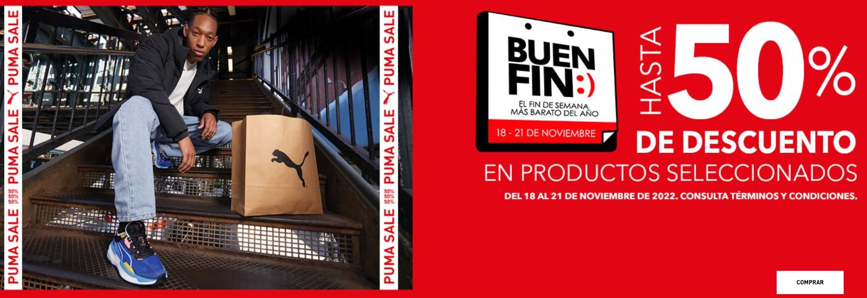 Ofertas de Puma por el Buen Fin 2022