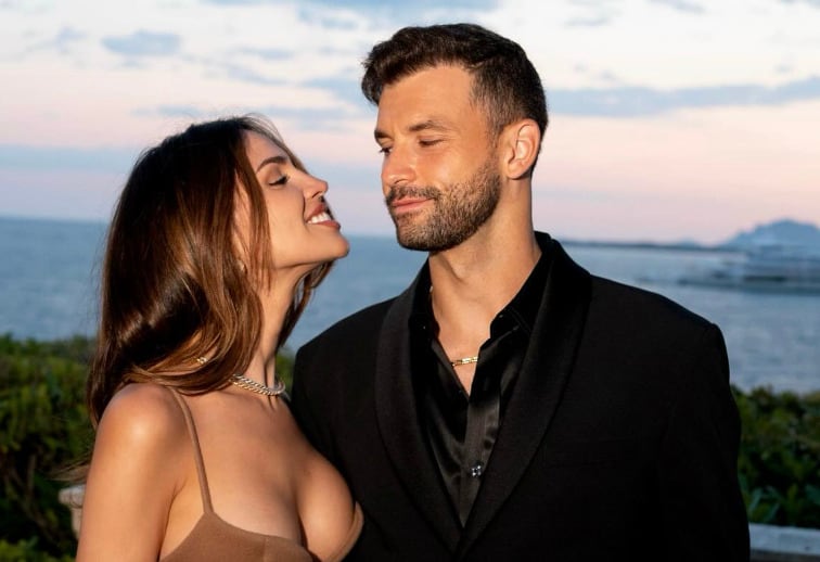 Eiza González y su novio, Grigor Dimitrov