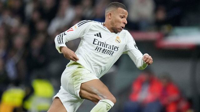 Kylian Mbappé del Real Madrid
