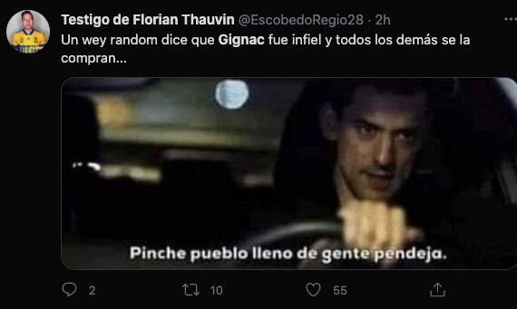 Memes infidelidad Gignac