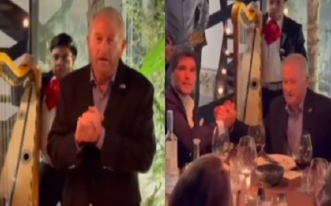 Ron Johnson comparte cena de bienvenida con Eduardo Verástegui, Emmanuel y Carlos Slim