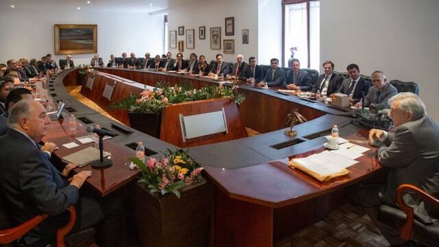 Reunión de AMLO con empresarios de Yucatán