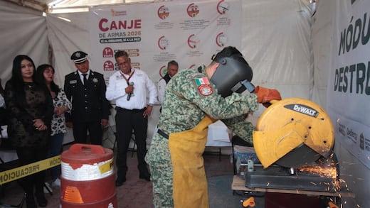 Estado de México lleva a cabo el Canje de Armas 2026: más de 218 armas retiradas