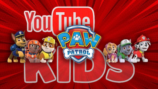 Paw Patrol en YouTube Kids