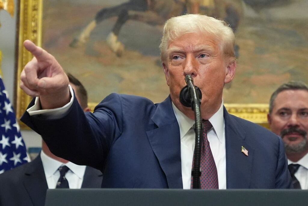 Donald Trump anuncia actualización de aranceles de Estados Unidos.