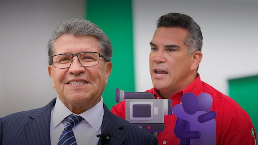 Monreal y Alejandro Moreno sellan con un abrazo acuerdo de respeto en la Cámara de Diputados