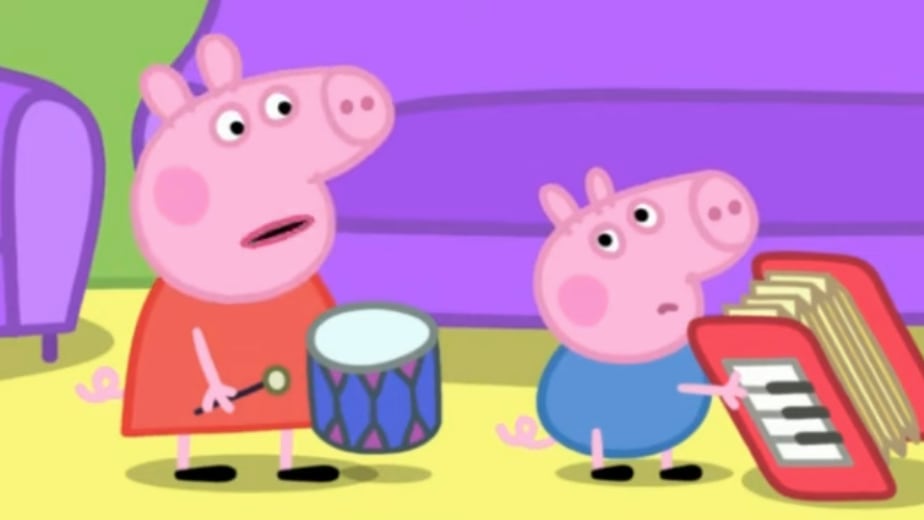 Peppa Pig por Día Mundial del Baterista