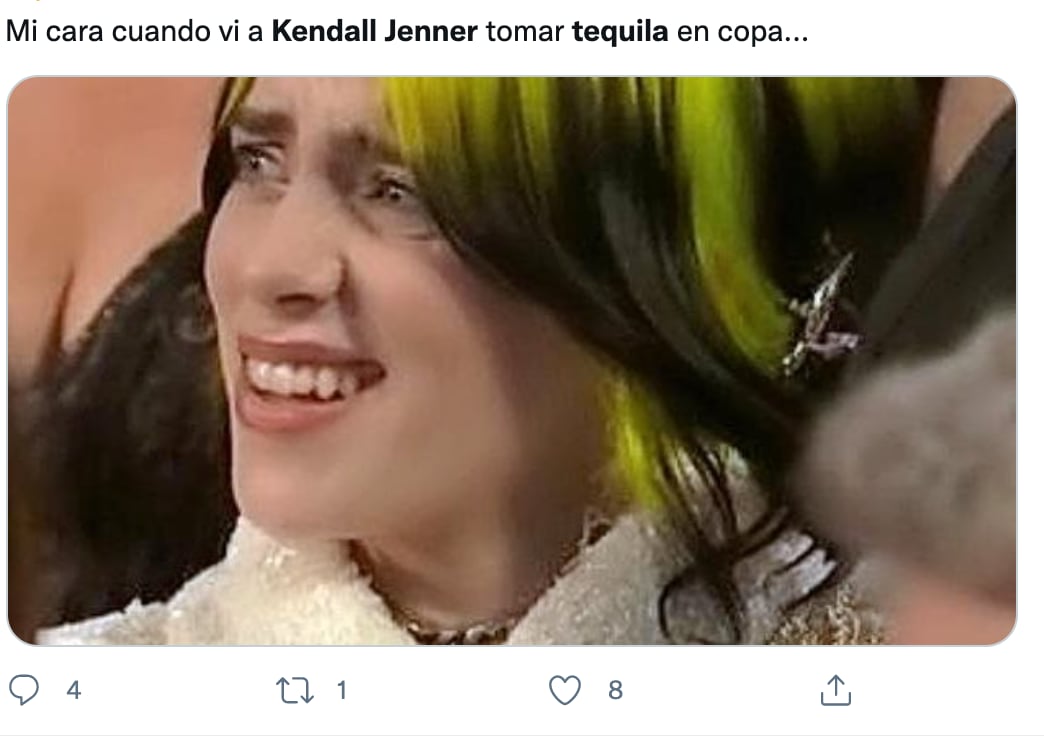 Meme del tequila de Kendall Jenner