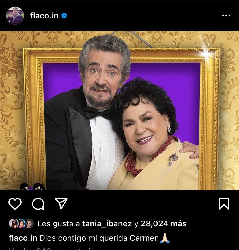 Carmen Salinas y el "Flaco" Ibáñez