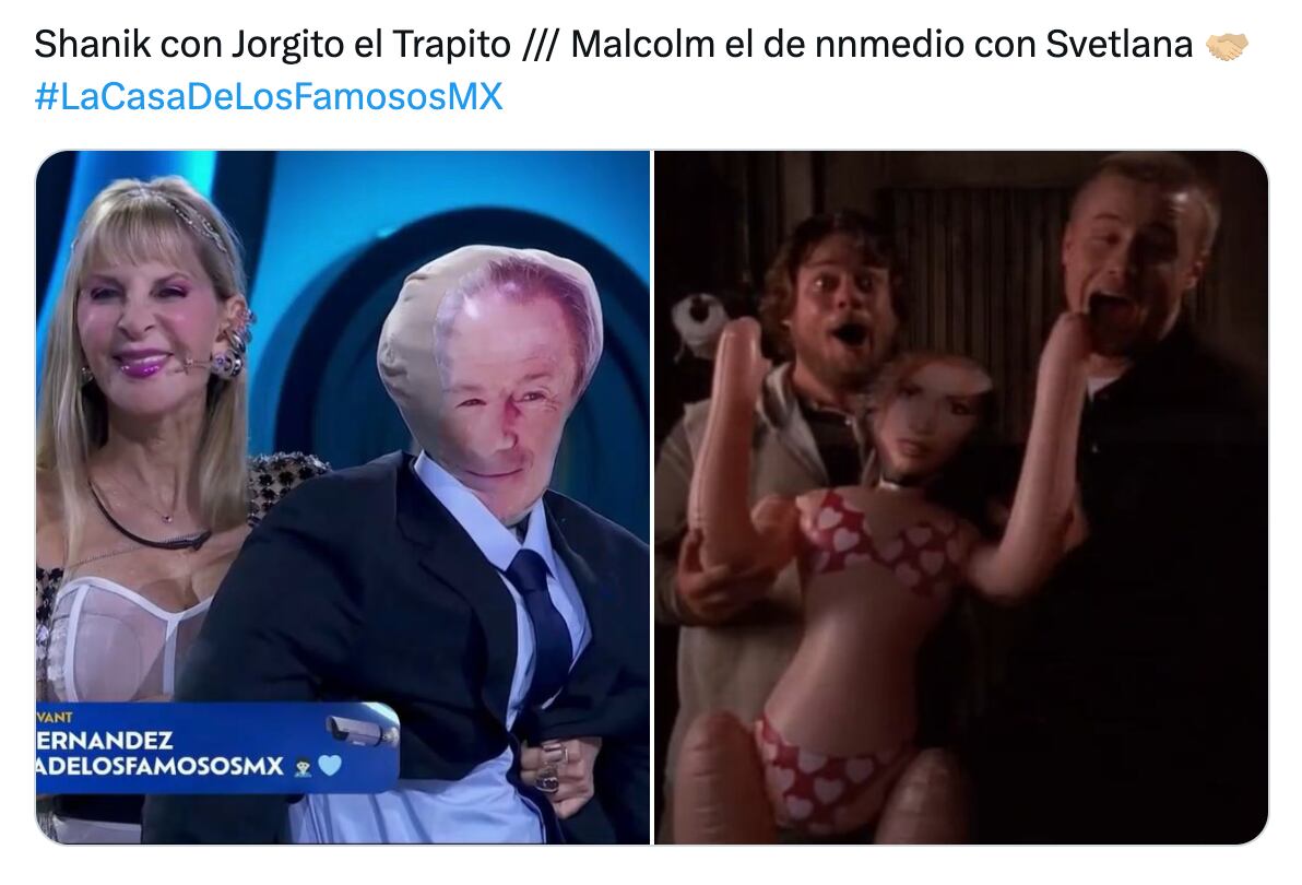 Meme de Shanik Berman en La Casa de los Famosos México 2024