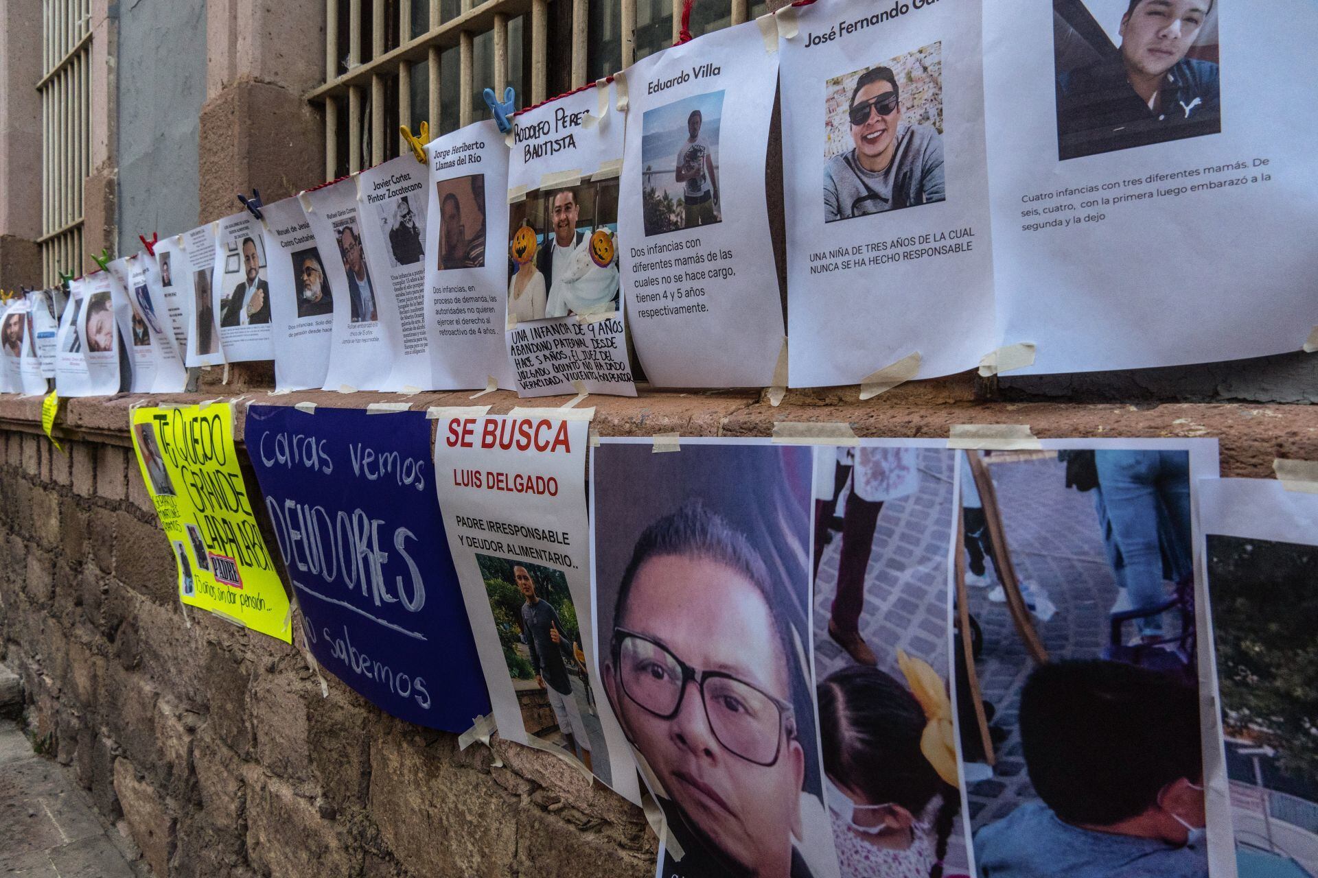 Tendedero de deudores de pensión