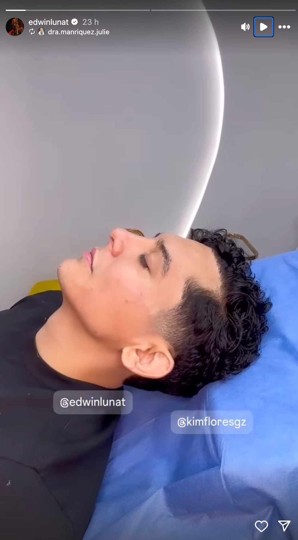 Edwin Luna se hizo unos "arreglitos" en la cara