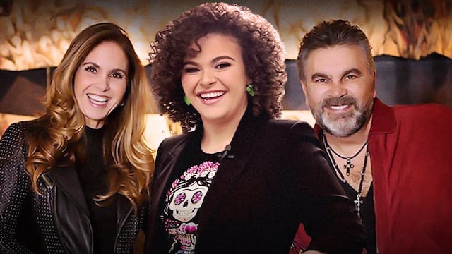 Lucero Mijares con sus famosos papás