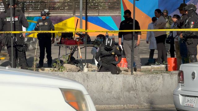 Campamento migrante en Gustavo A. Madero