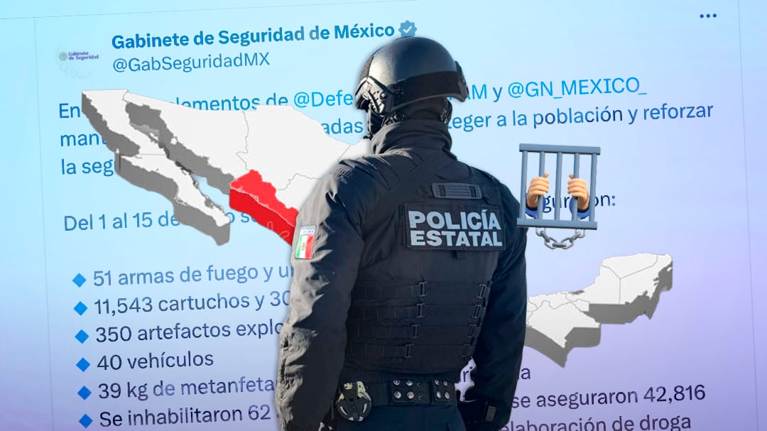 Operativo en Sinaloa deja 35 detenidos y decomiso de más de 300 kilos de droga
