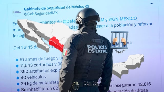 35 detenidos y más de 300 kilos de droga decomisados en operativo en Sinaloa
