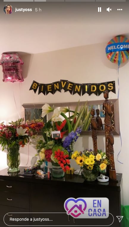 Recibimiento de YosStop en su casa