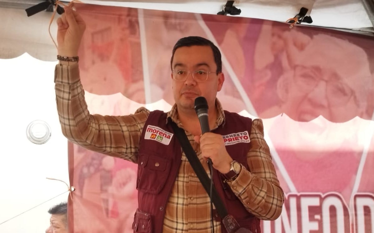 Ernesto Prieto Gallardo, diputado de Morena acusado de no pagar la pensión alimenticia de su hija