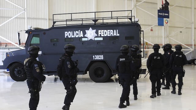 Policía Federal en el AICM