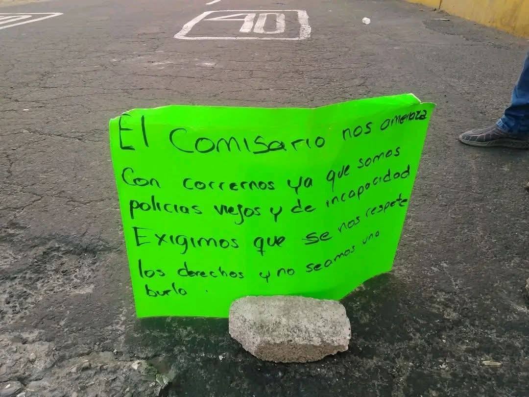 Bloqueo en la México–Puebla: policías de Valle de Chalco protestan por pagos retenidos