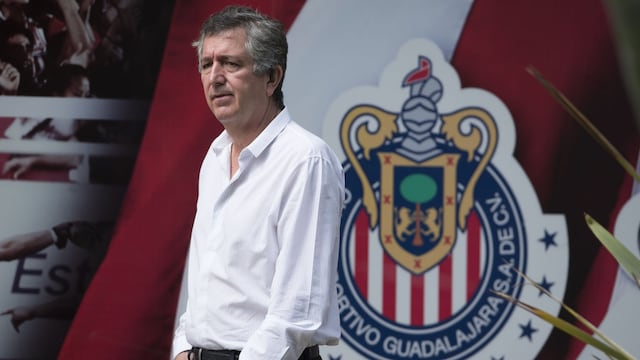 Jorge Vergara en un evento de Chivas