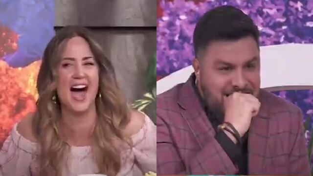 Andrea Legarreta y Paul Stanley