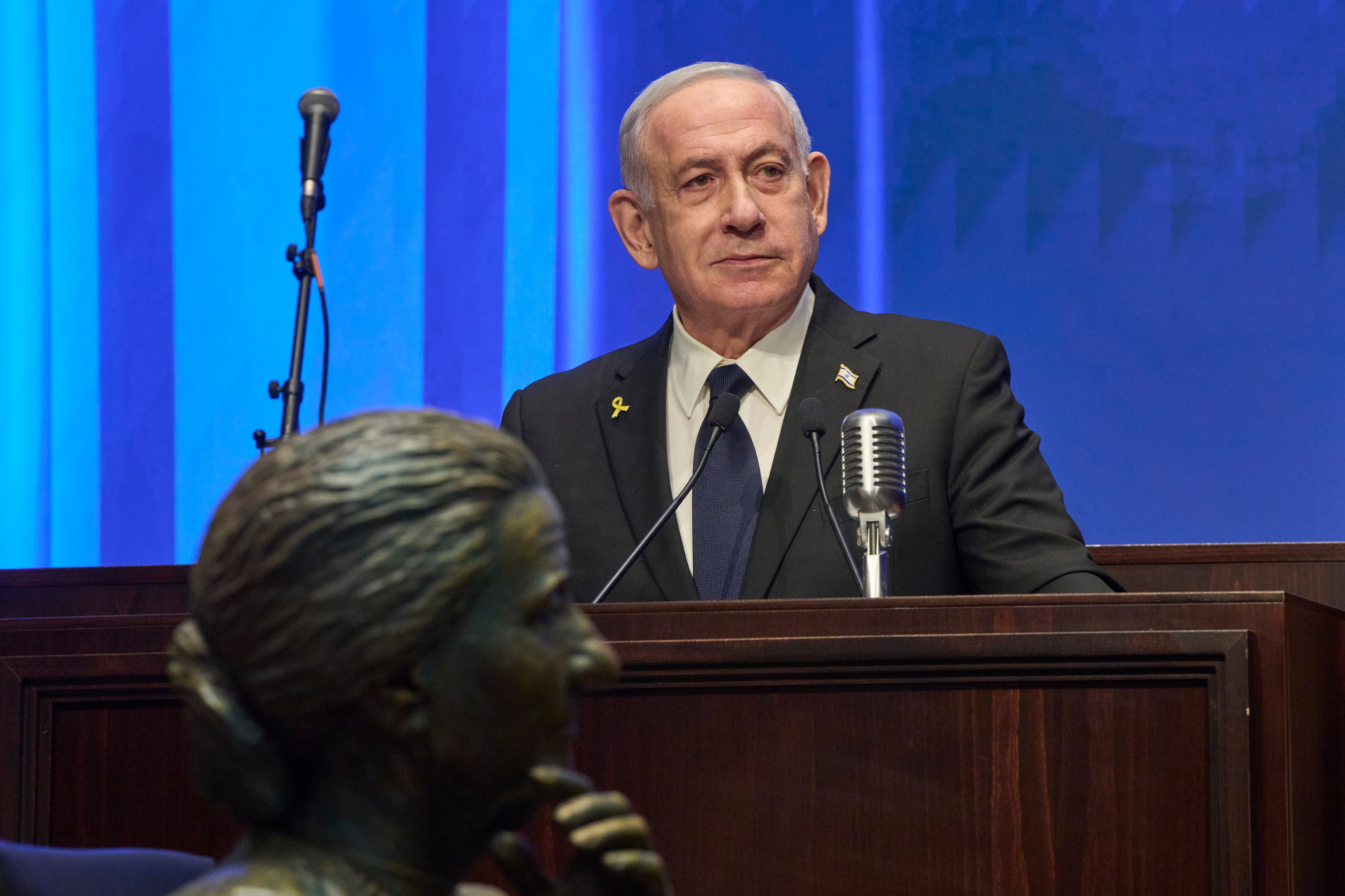 Benjamin Netayahu, primer ministro de Israel, pide a palestinos abandonar Gaza ante invasión