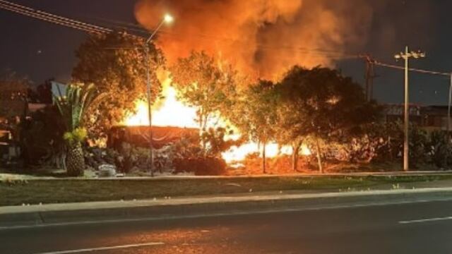 Incendio casas de madera en Gran Canal