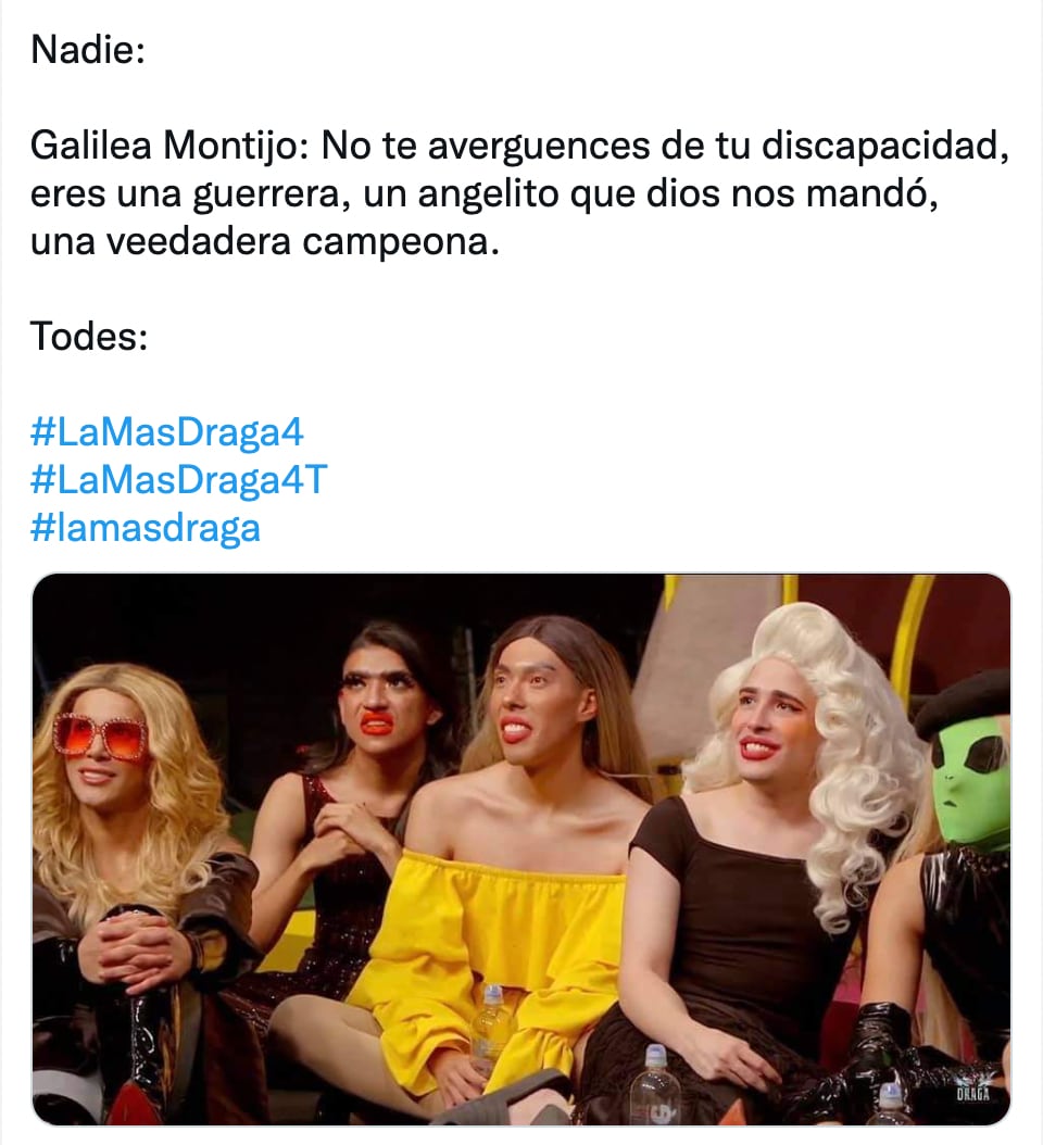 Meme de Galilea Montijo en 'La Más Draga 4'